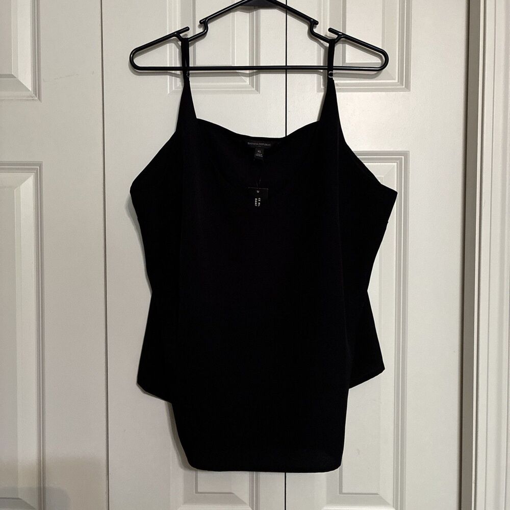 Banana Republic Cami/Tank Black Size XXL New w/Tags Double Lined